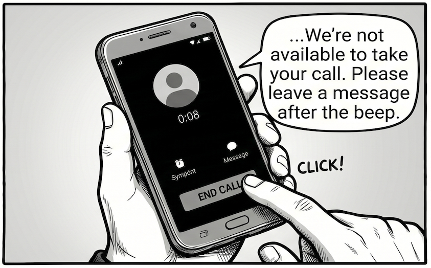 85% of new client inquiries that hit voicemail never call back