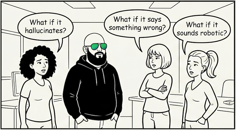 Client consultation conversation